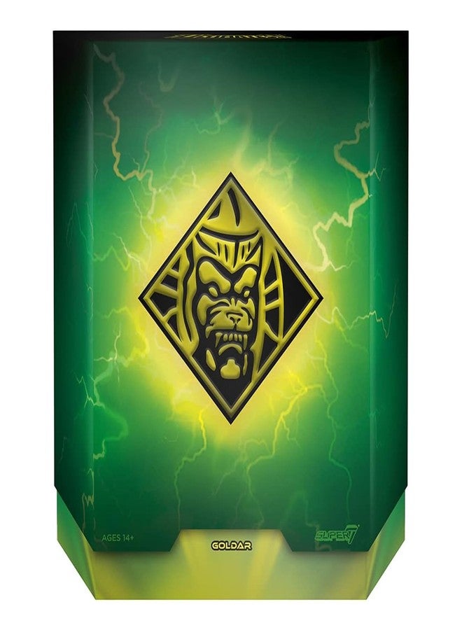 Super7 ULTIMATES! Mighty Morphin Power Rangers Goldar - 8" Power Rangers Action Figure with Accessories Classic TV Show Collectibles and Retro Toys - Image 4