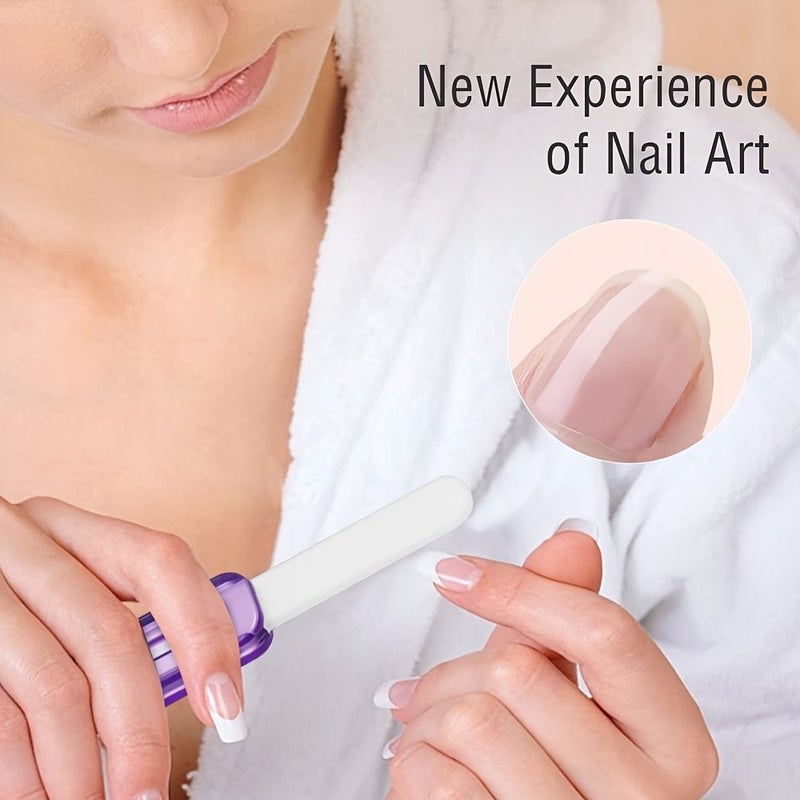 J Focus Compact Retractable Nail File Brown Multi Color Manicure Tool For Home Travel Toenail Foot Clean - Image 5