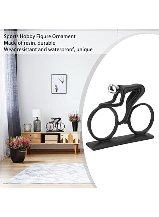 Bike Sculpture Metal Figurine Bicycle Decoration Art Statue Home Office Hobby Sports Enthusiast Ornament - Image 5