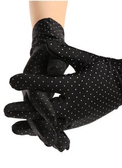 SFMW Pair Women Sun Protective UV Protection Summer Sunblock Touchscreen Gloves for Driving Riding  - Image 3