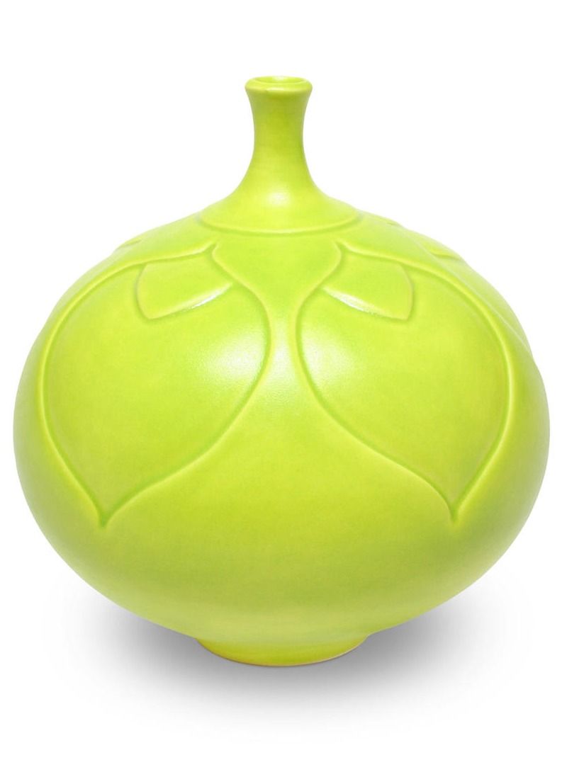 Amaco Satin Matte SM-44 Chartreuse High Fire Lead Free for Pottery and Ceramic - Image 2