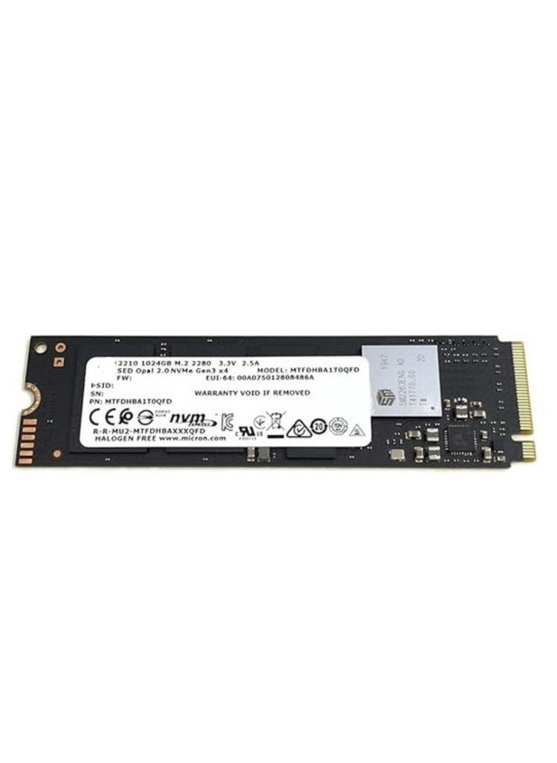 1TB M.2 2280 NVMe PCIe Gen3 x4 SSD – Solid State Drive with Opal SED Encryption – Compatible with Dell, HP, Lenovo, Asus, Acer Laptops 