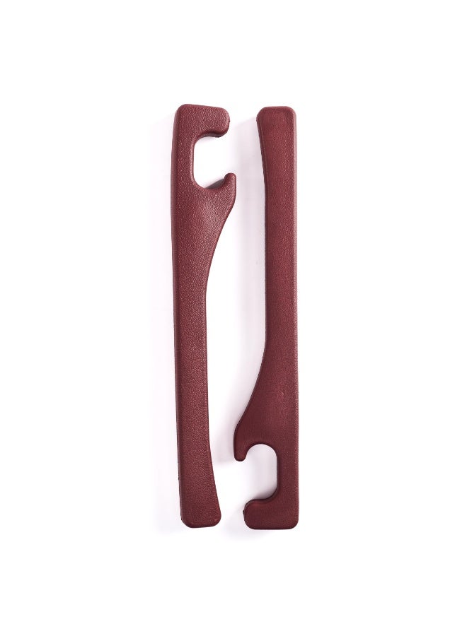 Bukela Super Flexible Car Seat Gap Filler – Durable Car Organizer – Universal Car Side Seat Gap Filler – Red - Image 3