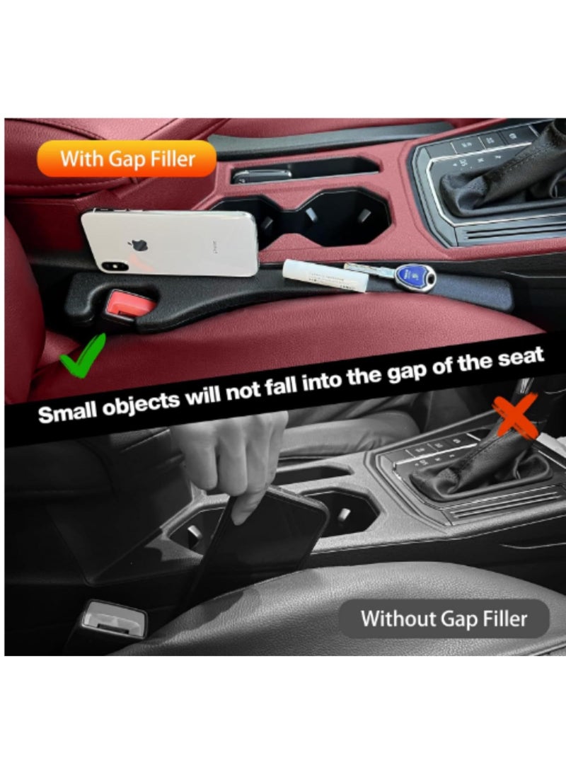Bukela Super Flexible Car Seat Gap Filler – Durable Car Organizer – Universal Car Side Seat Gap Filler – Red - Image 5