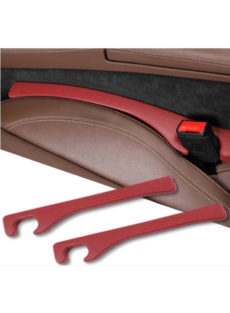 Bukela Super Flexible Car Seat Gap Filler – Durable Car Organizer – Universal Car Side Seat Gap Filler – Red - Image 1