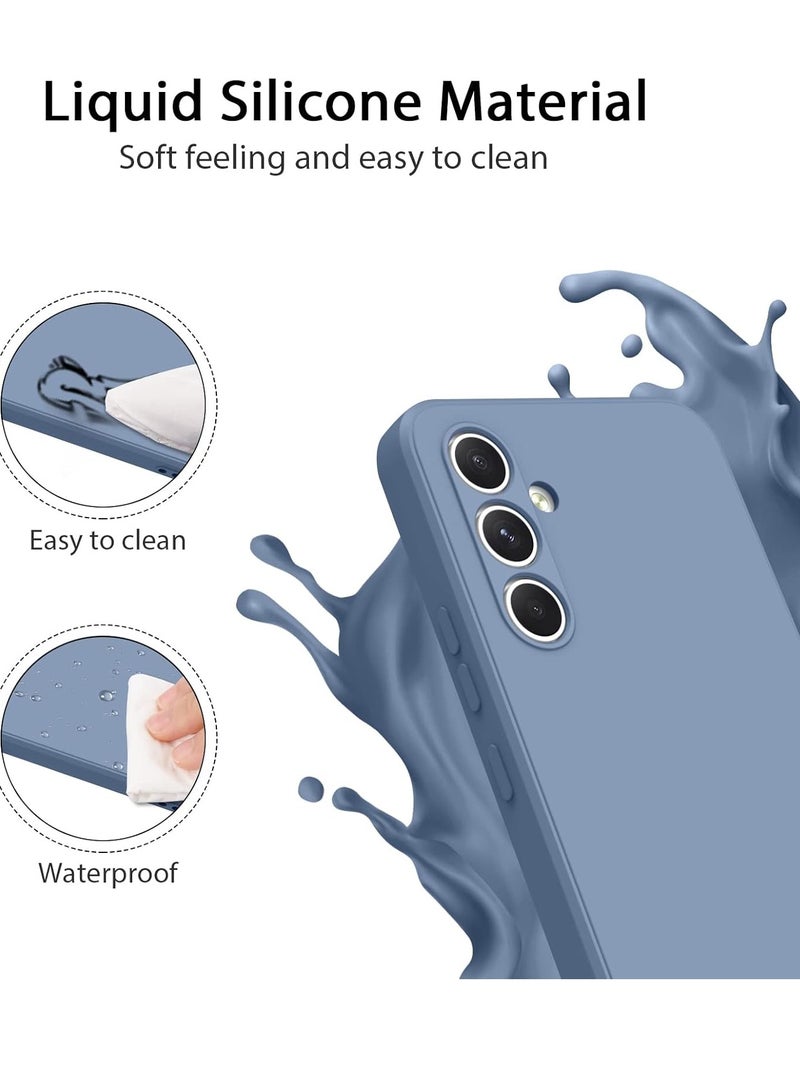 ELTRAZONE Soft Silicone Cases for Samsung Galaxy A54 5G 6.4-Inch,[Military Grade Drop Protection] [Anti-Scratch Microfiber Lining] Shockproof Slim Cover for Samsung Galaxy A54 (Light Grey) - Image 1