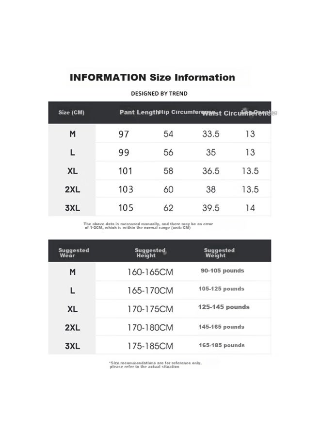 Dingfengbaoluo Outdoor Casual Pants For Men, Autumn Workwear Sports Joggers, Loose-fitting Versatile Solid Color Trousers Yx01 Off-white 2XL - Image 4