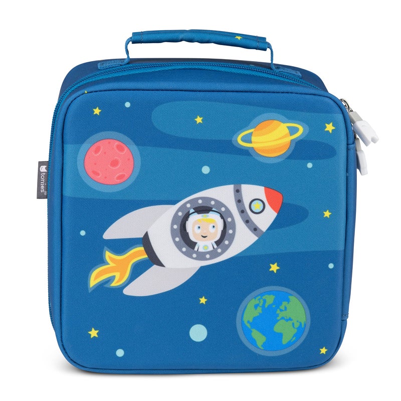 Tonies Carrying Case Max [Does Not Fit Toniebox] - Fun Stage and Storage for up to 14 Characters - Blast Off - Image 1