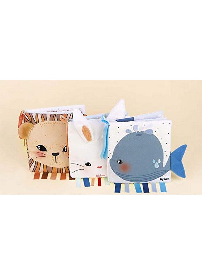 Kaloo كالoo كتاب الأنشطة الحزين الحوت - أول كتاب لي مع صفحات قماش ناعمة وأشكال ملموسة - تعلم عن المشاعر للأعمار من 0 وما فوق - Image 3