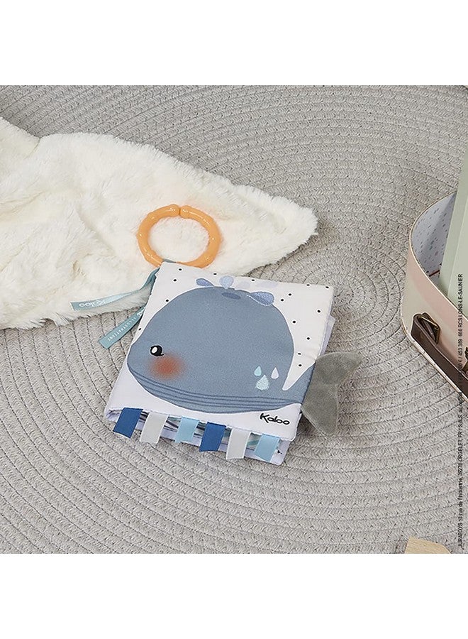 Kaloo كالoo كتاب الأنشطة الحزين الحوت - أول كتاب لي مع صفحات قماش ناعمة وأشكال ملموسة - تعلم عن المشاعر للأعمار من 0 وما فوق - Image 2