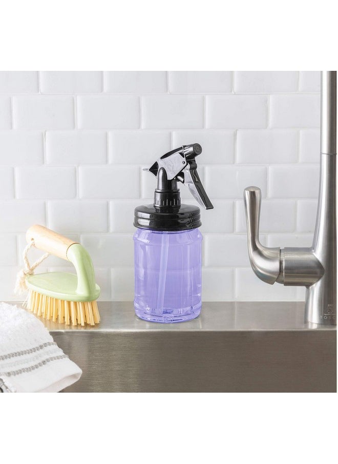 Jarmazing Products - Mason Jar Sprayerblackwith 16 Ounce Plastic Mason Jartwo Pack - Image 1