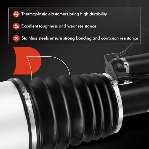 A-Premium Rear Left and Right Air Suspension Shock Strut Compatible with Jaguar XJR 2014-2017, XJ 2010-2019, XJR575 2018-2019 5.0L, Driver and Passenger Side, 2-PC Set, Replace# C2D11404, C2D11405 - Image 4
