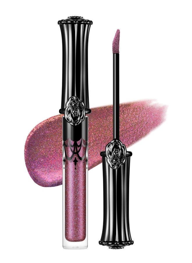 ANNA SUI Liquid Eye Color, 400 Glamorous Red, Irresistible Luster, Glitter, Long-Lasting Freshness, Smooth Application, Highly Luminous Pearls, 0.11 oz - Image 1