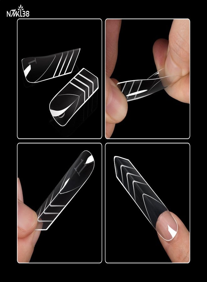 NMKL38 150PCS Dual Nail Forms 15 Sizes Extension Poly Nail Gel Full Cover - Image 5