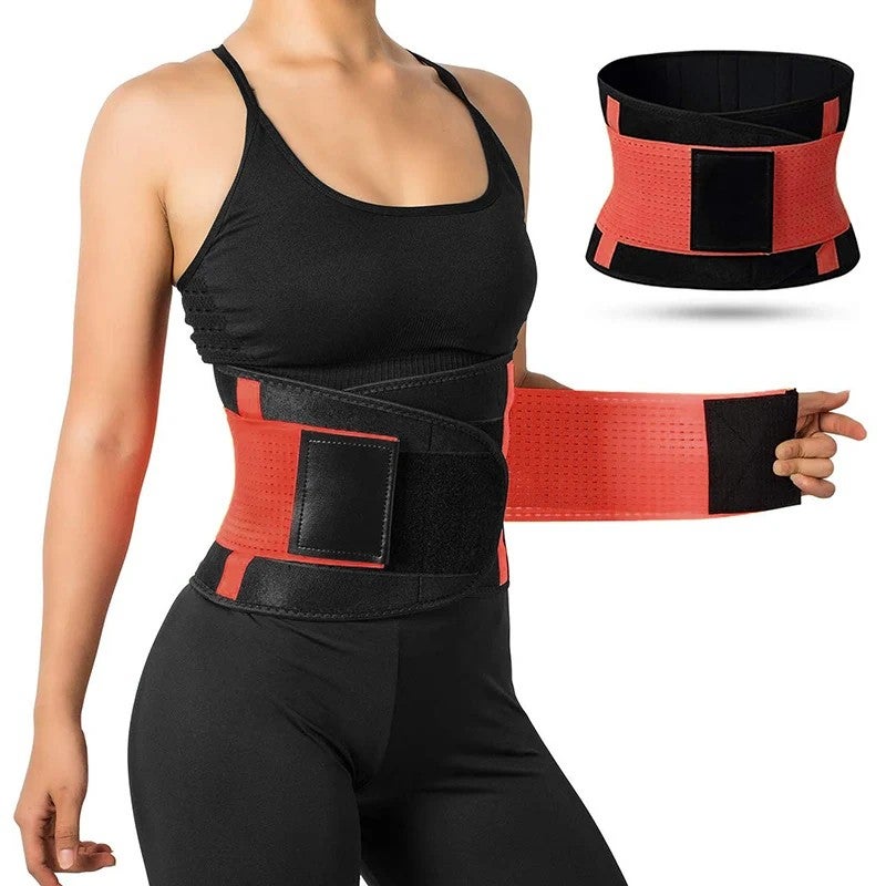 Bluejw Low MOQ Waist Trainer for Women - Latex Sauna Belt Sweat Trimmer - Exercise Slimming Waist Support - Private Label Waist Trimmers - Image 3