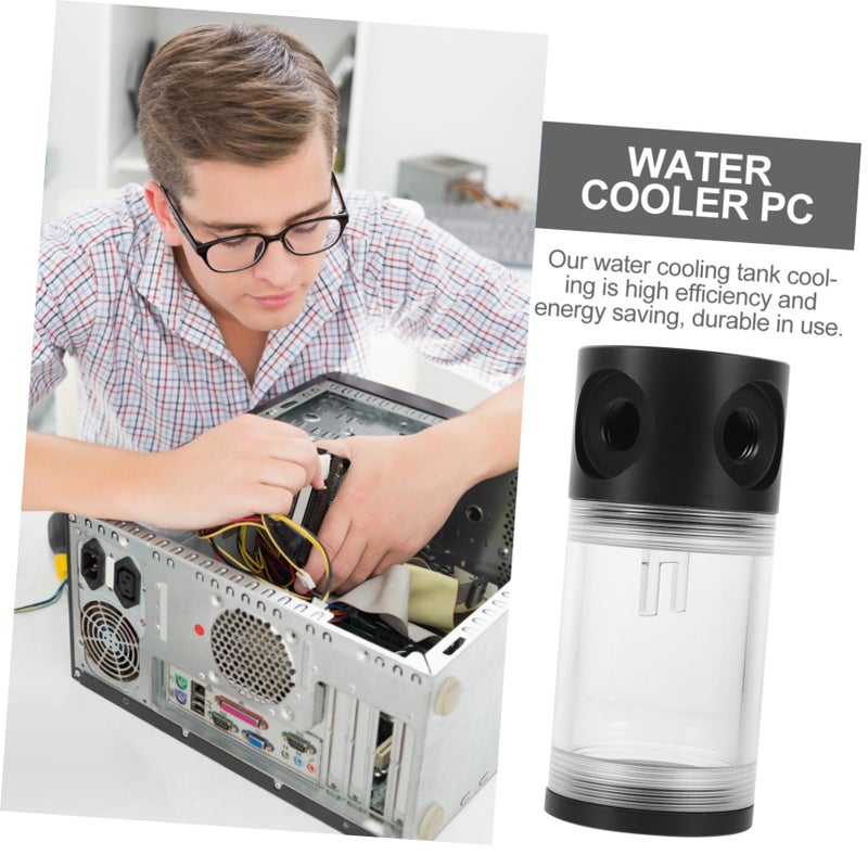 Transparent Water Cooling Reservoir Tank with Stopper Easy Installation for PC - Image 4