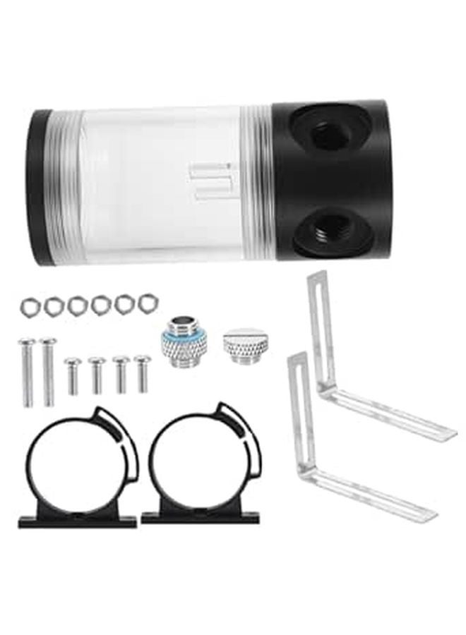 Transparent Water Cooling Reservoir Tank with Stopper Easy Installation for PC - Image 1