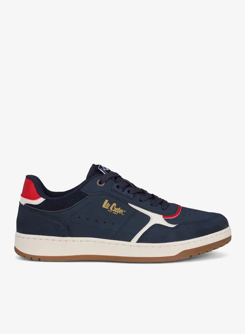 لي كوبر Men Panelled Lace-Up Ankle Sneakers