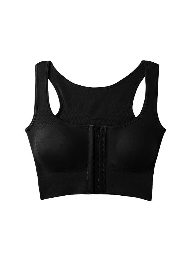 Running Yoga Sports Breathable And Comfortable Vest Front Button Sports Bra Without Rims Adjustable Bra For Women