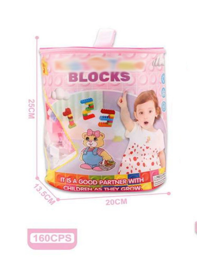 160pcs Soft Rubber Large Building Blocks for Kids - Image 5