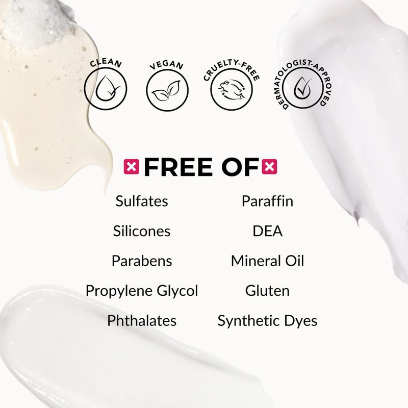 Love Ur Curls Fragrance Free Shampoo and Conditioner Set with All in One Curl Cream Styler for Curly Hair, 3 Step System to Repair, 200 mL - Image 2