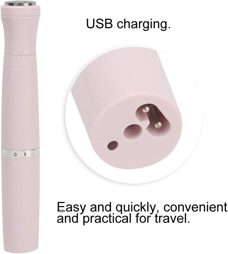 klarako 4 in 1 Electric Shaver for Women,Waterproof Painless Hair Remover kit USB Rechargeable with 4 Detachable Attachments for Trimmer/Nose Hair Trimmer/Body Shaver - Image 2