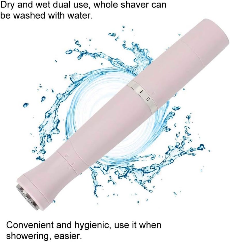 klarako 4 in 1 Electric Shaver for Women,Waterproof Painless Hair Remover kit USB Rechargeable with 4 Detachable Attachments for Trimmer/Nose Hair Trimmer/Body Shaver - Image 5