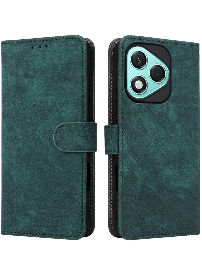 For Honor 400 Lite Flip Cover with Detachable lanyard, PU Leather Full Body Protection Shockproof Flip Mobile Phone Case, RFID Anti-theft Brush Folio Wallet Case  - Image 3