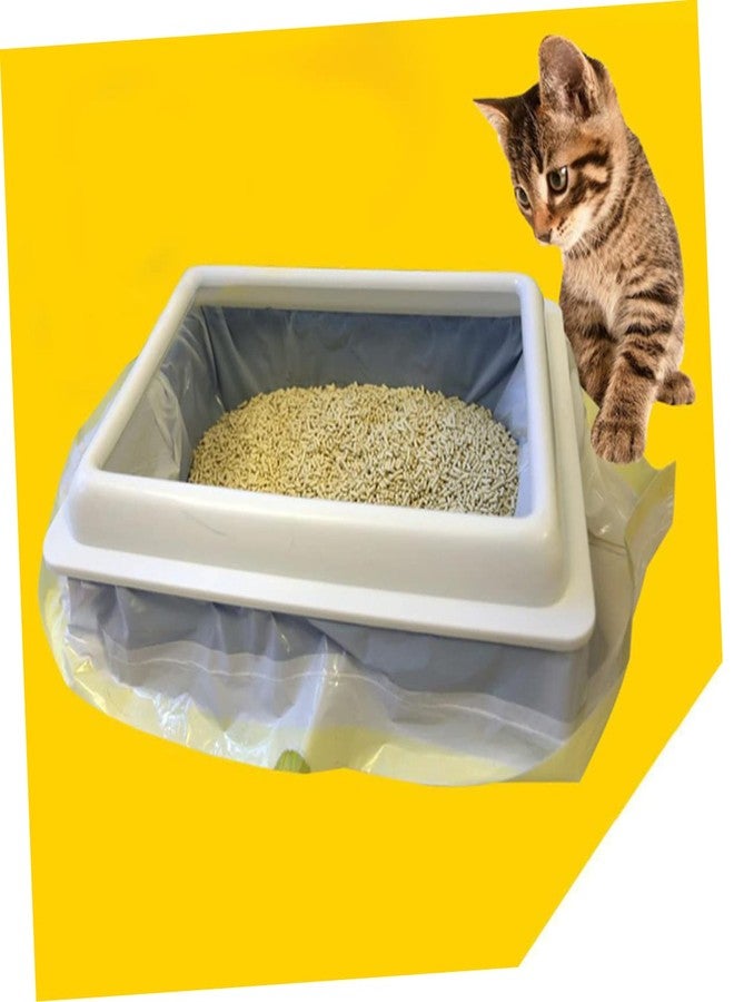 BESPORTBLE 7pcs Adjustable Cat Litter Bags Pet Supplies for Easy Cleanup Drawstring Design for Convenient Travel and Waste Disposal - Image 5