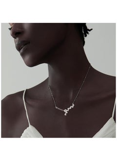 RUKYU Moissanite Necklace-5.4CT Certified Moissanite, Necklaces for Women -925 Sterling Silver Plated Premium 18K White Gold Moissanite Pendant Diamond,Necklace for Girlfriend  - Image 4