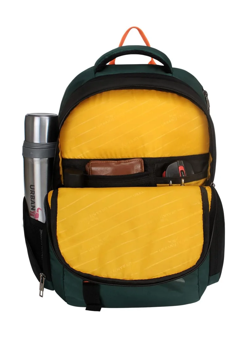 إربان ترايب Urban Tribe Atlas 24L Laptop Backpack for men and women | Fits upto 15.6 inch Laptop | 3 compartments | Office, Business, Casual Use, Green, S, Casual