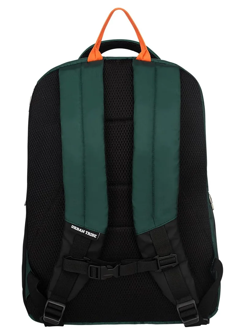 إربان ترايب Urban Tribe Atlas 24L Laptop Backpack for men and women | Fits upto 15.6 inch Laptop | 3 compartments | Office, Business, Casual Use, Green, S, Casual