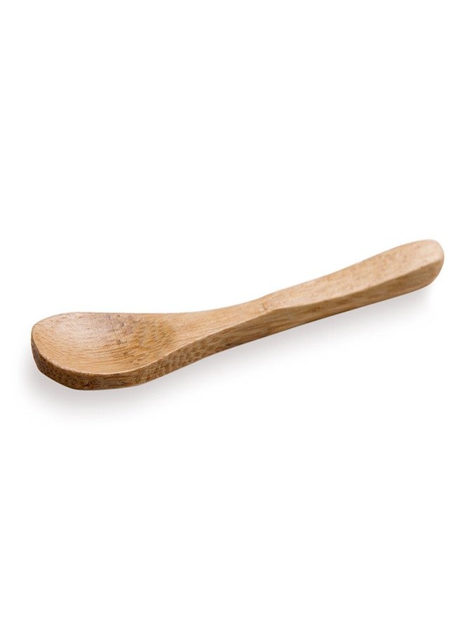 Restaurantware 3.5-inch Mini Bamboo Spoon - Eco-Friendly Small Bamboo Spoon for Parties, Catering Events, and Appetizer or Dessert Tastings - Disposable and Compostable - 100-CT - Restaurantware - Image 2