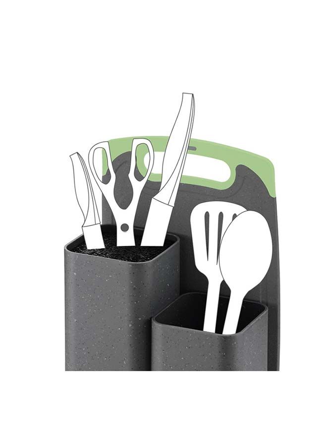 Fissman Kitchen Knife And Utensil Organizer With Cutting Board  - Image 3