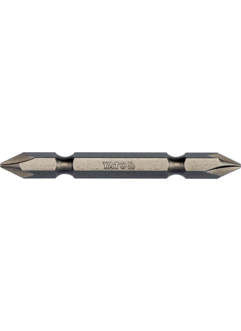 Yato YATO Double End Screwdriver Bits 1/4"x65mm PH1-PH1 10pcs/Box YT-78160 