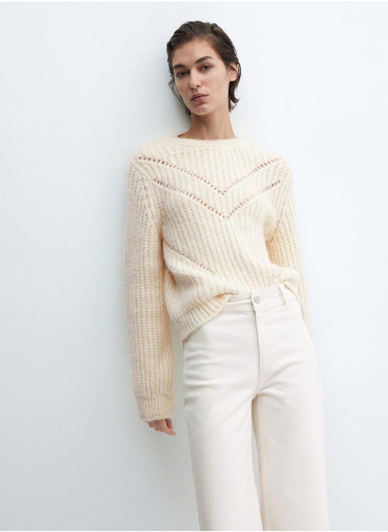 MANGO - Flared High Waist Jeans - Image 1