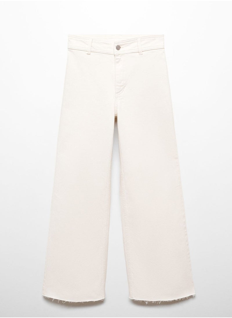 MANGO - Flared High Waist Jeans - Image 1