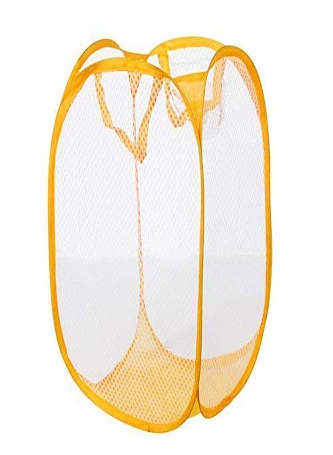 Kolar Nylon Mesh Laundry Basket|Laundry Bag Foldable|Easy to Carry Handle- for Home, Dorms & Hostel (Multicolor - Extra Large) - Image 1