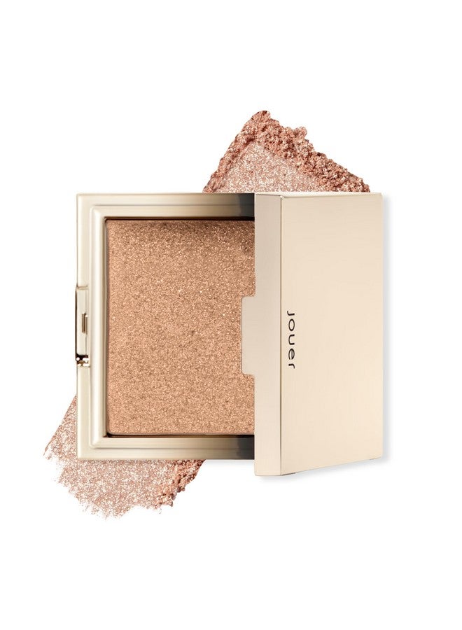 Jouer Powder Highlighter Highlighter Powder For Face Luminizer Makeup Buildable Pigment Talc Paraben Cruelty Free & Vegan Skinny Dip - Image 1
