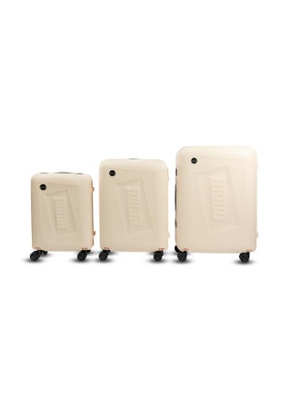 20 inch 24 inch 28 inch PP carry on suitcase 3 piece traveling luggage sets fashion style rolling trolley bag (Biege) - pzsku/Z822B8F7BA0286AEECEA3Z/45/1749993324/23210fa3-4409-4e21-b459-cd4ebc196cb8