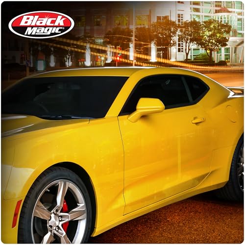 Custom Accessories Black Magic Insta-Cling 5% VLT Tinted Window Film, Reusable Car Window Tint — Black - Image 5