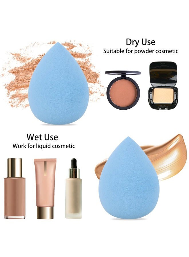 BTYMS 10 Packs Makeup Sponge Blender Egg Shaped Foundation Blending Sponge Multi Colored Beauty Sponge Set Flawless for Liquid Cream and Powder - Image 5