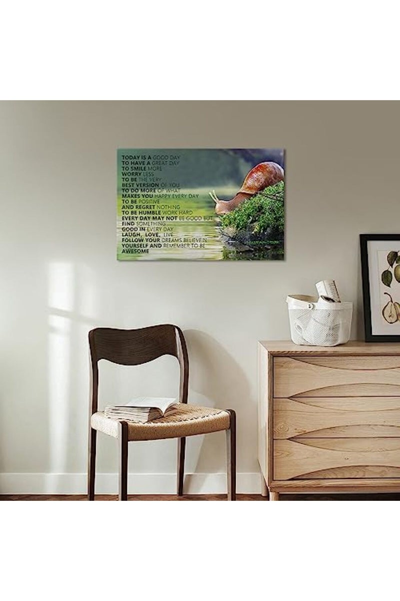 KAWAHONE Inspirational Wall Art - Today is a Good Day - Image 3