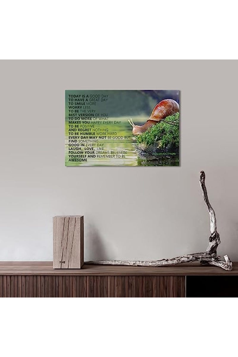 KAWAHONE Inspirational Wall Art - Today is a Good Day - Image 2