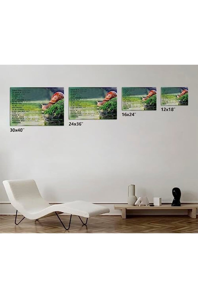 KAWAHONE Inspirational Wall Art - Today is a Good Day - Image 5