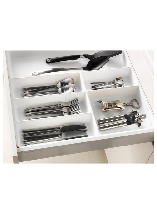 Zaboon Cutlery Tray, White, 51X50 Cm - Image 2