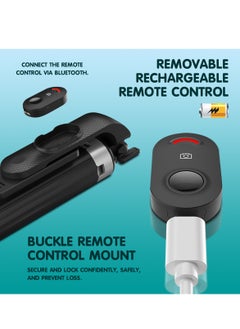 Generic Wireless Selfie Stick with Remote Control for Smartphones, Extendable Tripod for Perfect Photos and Videos  - Image 3