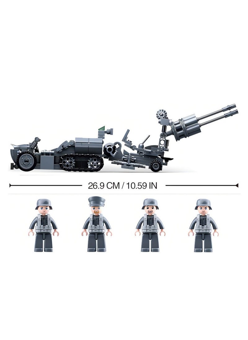Sluban Sluban - Army Set of German Air Defense Equipment 368 Pieces - M38-B0681  - Image 3