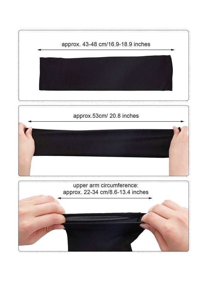 Lets slim UV Protection Arm Cover 10-Piece Set 48cm Lightweight Breathable Sleeve Sun Guard for Outdoor Daily Use and Sports - Image 3