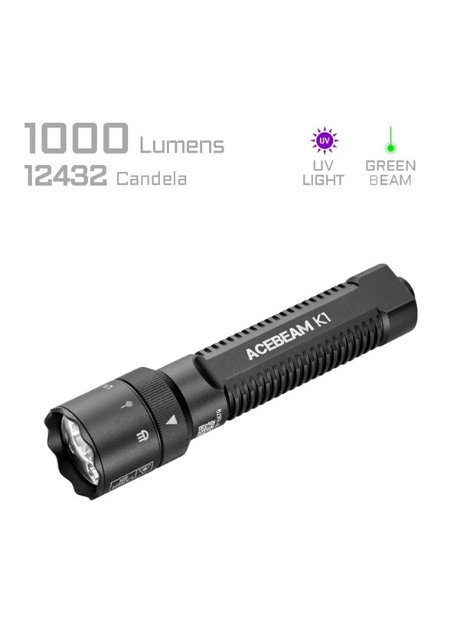 Acebeam K1 EDC Flashlight with Three Light Sources - Image 1